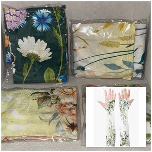 Floral Arm Sleeves Set